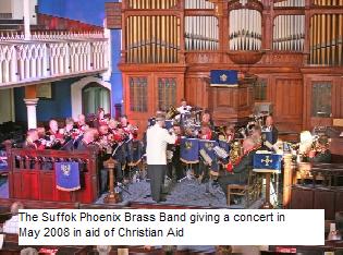 Phoenix Brass band concert for Christian Aid May 2008