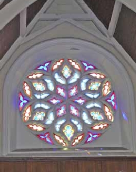 Round Stained Glas window