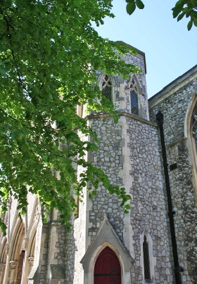 View of Front entrance from the side